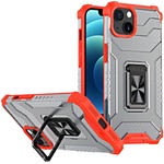 Apple Калъф Crystal Ring Case за Apple iPhone 13 Mini - Червен KP13918