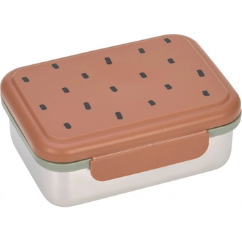 Lunchbox Lassig Stainless Steel Happy Prints caramel