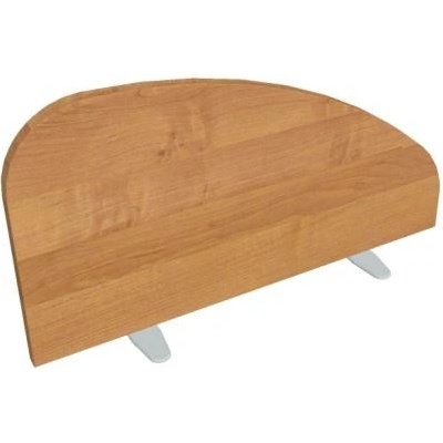 Hobis Paraván plochu stola oblý 80 cm jelša
