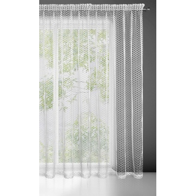 ZÁCLONA AIDEN NA PÁSKE 300X270 CM BIELA