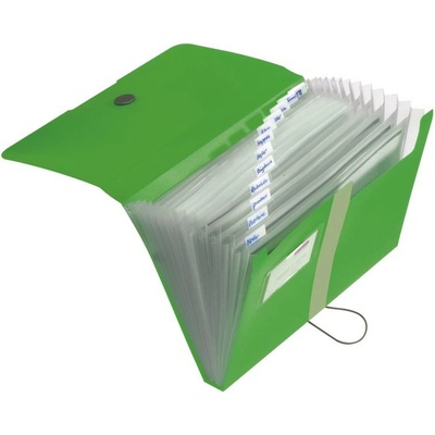 Herlitz Spisové desky A4 PP organizační zelené