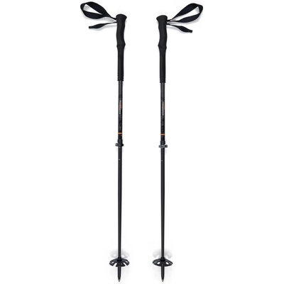 KOMPERDELL Туристически щеки Komperdell Mountain Free Touring Ski touring poles - Black / Grey / Orange - размер Tele (526-0973-0111)