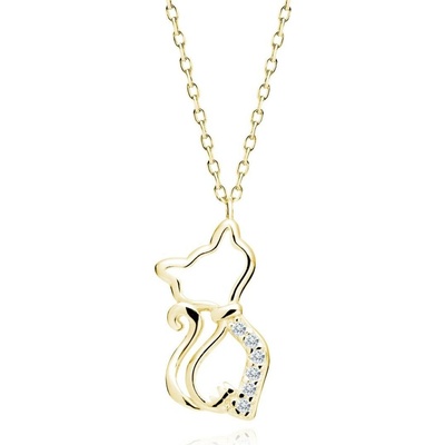 Olivie Stříbrný kočka gold 7519