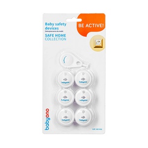 BabyOno Предпазители за контакти 6 броя, с ключ