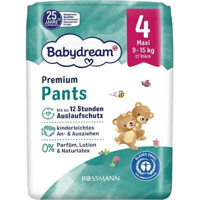 Babydream Premium Maxi 9–15 kg 4 22 ks