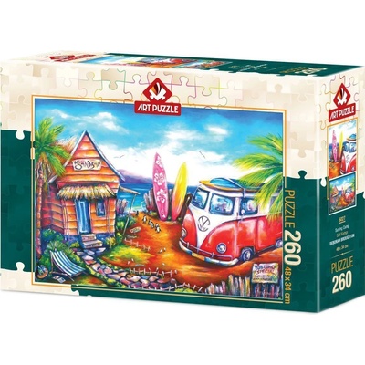 Art Puzzle Пъзел Art Puzzle от 260 части - Сърф лагер (5027)