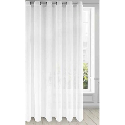 Záclona SAKALI na krúžkoch biela 350x250cm