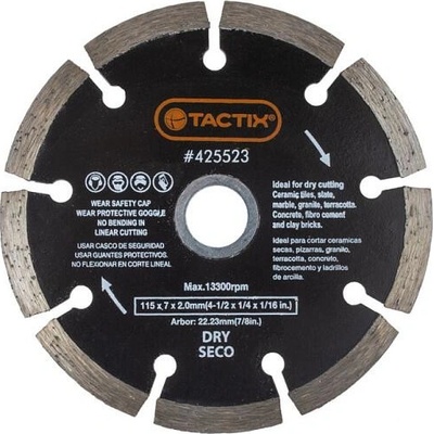 Tactix Diamantový řezný kotouč 115 mm TC425523