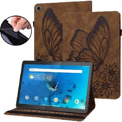 Vsechnonamobil ART BUTTERFLY Zaklápěcí pouzdro Lenovo Tab M10 Plus 3. generace 53340 hnědé