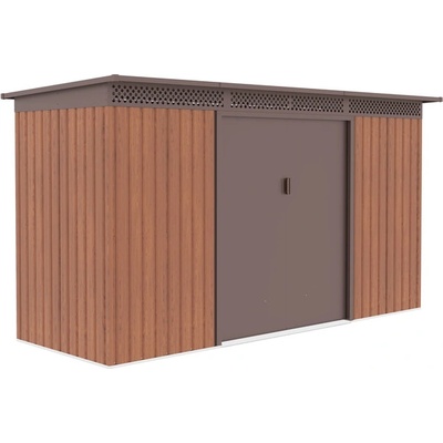 G21 Zahradní domek GRAH 483 - 340 x 142 cm hnědý