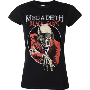 ROCK OFF Дамска тениска Megadeth - Black Friday - ROCK OFF - MEGATS32LB
