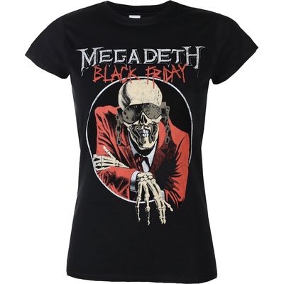ROCK OFF Дамска тениска Megadeth - Black Friday - ROCK OFF - MEGATS32LB