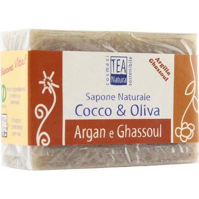 Tea Natura mydlo kokosovo olivové s ghassoul a arganom 100 g