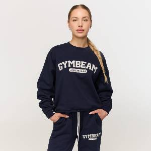 GymBeam Дамски суичър Varsity Blue XXL