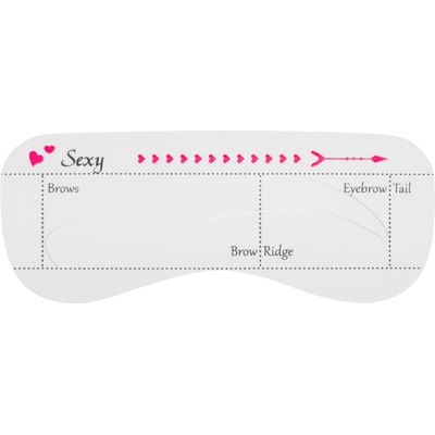 Lash Brow Eyebrow Stencil šablony na obočí 10 ks