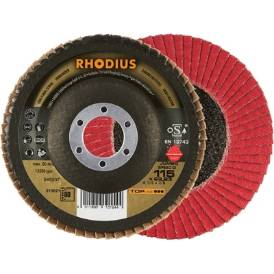 RHODIUS Lamelový brusný kotouč JUMBO SPEED G 115 x 22,23 TOPline 210621