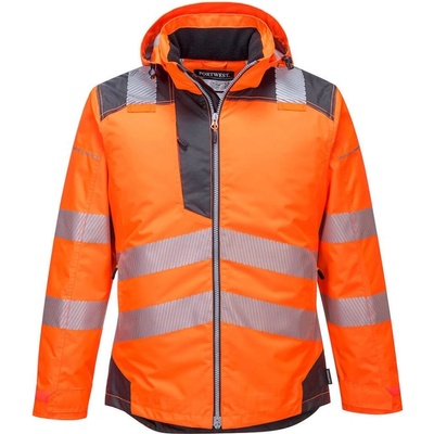 Portwest PW3 Hi Vis zimná bunda OT400 oranžová Navy