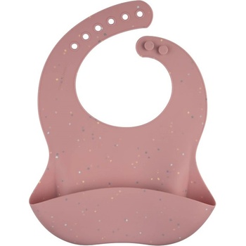 Canpol Силиконов лигавник с джоб Canpol - Dots, розов (51/029_pin)