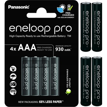 Panasonic Eneloop Pro AAA 930mAh 4ks + CASE 4HCDEC/4BE