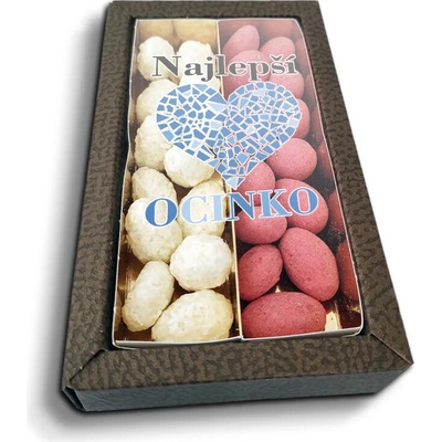 Sablio Mandle v čokoláde Najlepší otecko 2x 80 g
