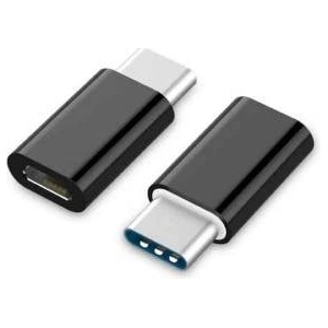 Gembird adaptador usb-tipo c a micro-usb m/h negro a-usb2-cmmf-01