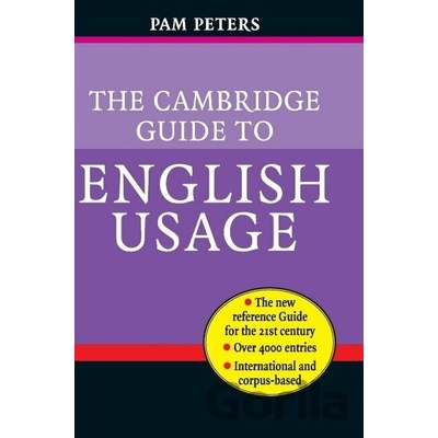 Cambridge Guide to English Usage Peters PamPevná vazba