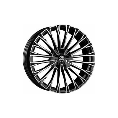 ANTERA A103 9.5x22 5x112 ET30 piano black diamond