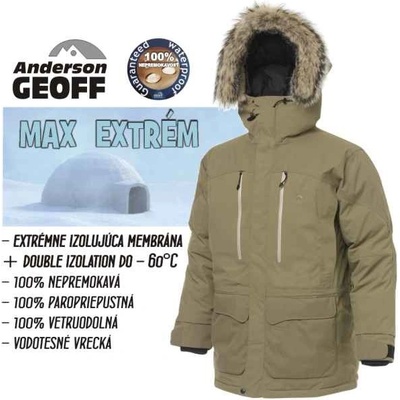 Geoff Anderson bunda USQUE Down Parka brindle