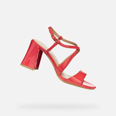 Geox Червени дамски сандали Geox New Eraklia 80 T01 Geox | Cherven | ЖЕНИ | 35