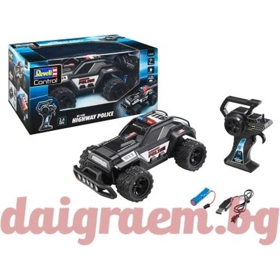 Revell Автомобил с дистанционно управление Магистрална полиция, Revell 24455 (R24455)