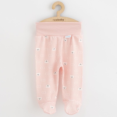 Dojčenské polodupačky New Baby Classic II medvedík biely