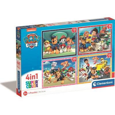 Clementoni - Puzzle 4v1 Paw Patrol progressive - 1 - 39 piese