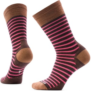 Smartwool Дамски спортни чорапи Smartwool Women's Everyday Pin Stripe Crew Socks Sports socks - Chestnut - размер 38-41 (EU) (207-2015-0112)