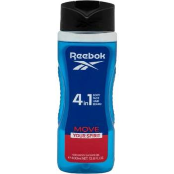 Reebok Душ гел Reebok Move Your Spirit 400 мл. 4 в 1