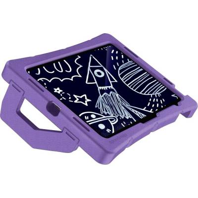 STM Goods Duxling Kids Backcover purpurová, priehľadná obal / púzdro na iPad STM-222-444KX-04