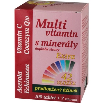 MedPharma Multivitamín s minerálmi + extra koenzým Q10 107 tabliet