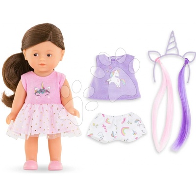 Corolle Romy Unicorn Set Mini Corolline hnedé vlasy a hnedé oči 20 cm