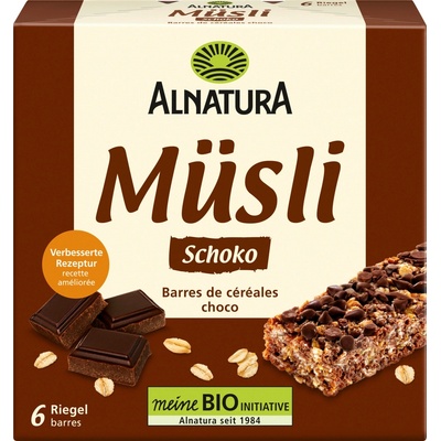 Alnatura Bio müsli tyčinka čokoláda 150 g