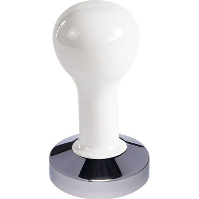 Buna Café tamper kov biely, nerez lesk, konvexný 58 mm