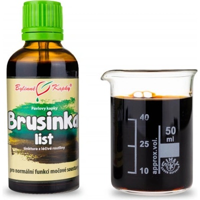 Bylinné kapky Brusnica list bylinné kvapky tinktúra 50 ml