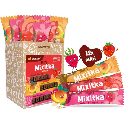 Mixit Minika Mix Jahoda mango malina 12 x 27 g