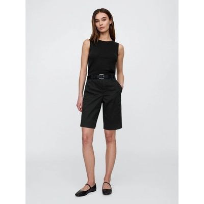Gap bermuda nohavice khaki Downtown čierna