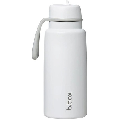 B.Box Termofľaša so slamkou 1 l white out