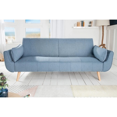 Bighome Rozkladacia sedačka DIVAN 215 cm svetlomodrá