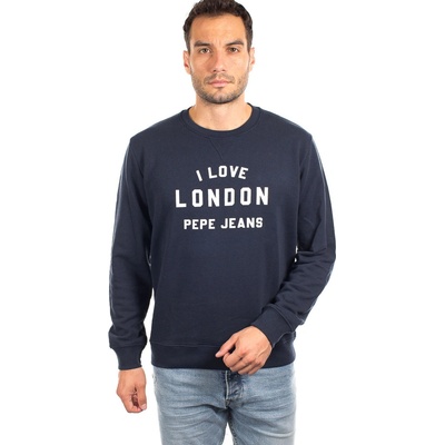 Pepe Jeans mikina LONDON SWEAT modrá