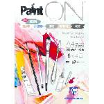 Clairefontaine Paint'On 115Lb N°6 Assorted Pad Скицник 24 A4 250 g (975410C)