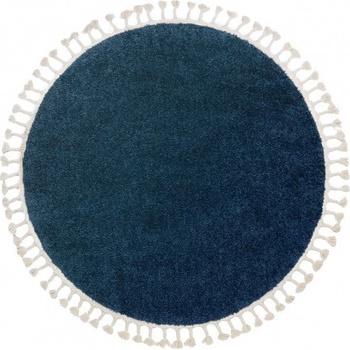 Dywany Łuszczów Berber 9000 navy modrá