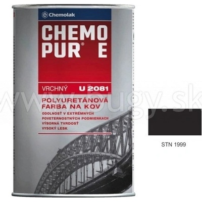 CHEMOLAK CHEMOPUR E U 2081 1999 čierna, 0,8kg