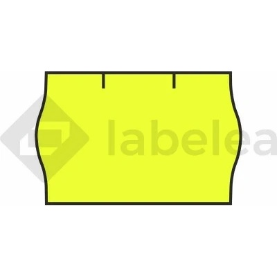 Labelea Samolepiace etikety do klieští, 25x16 mm Contact farebné signálne, Farba etikiet Signálna žltá ECI2516CON36SY