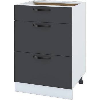 ИРИМ Долен кухненски шкаф Сити БФ-Карбон мат-11-57 60 см